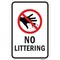 Signmission Safety Sign, 12 in Height, Aluminum, 18 in Length, 25076 A-1218-25076 - alternate 1